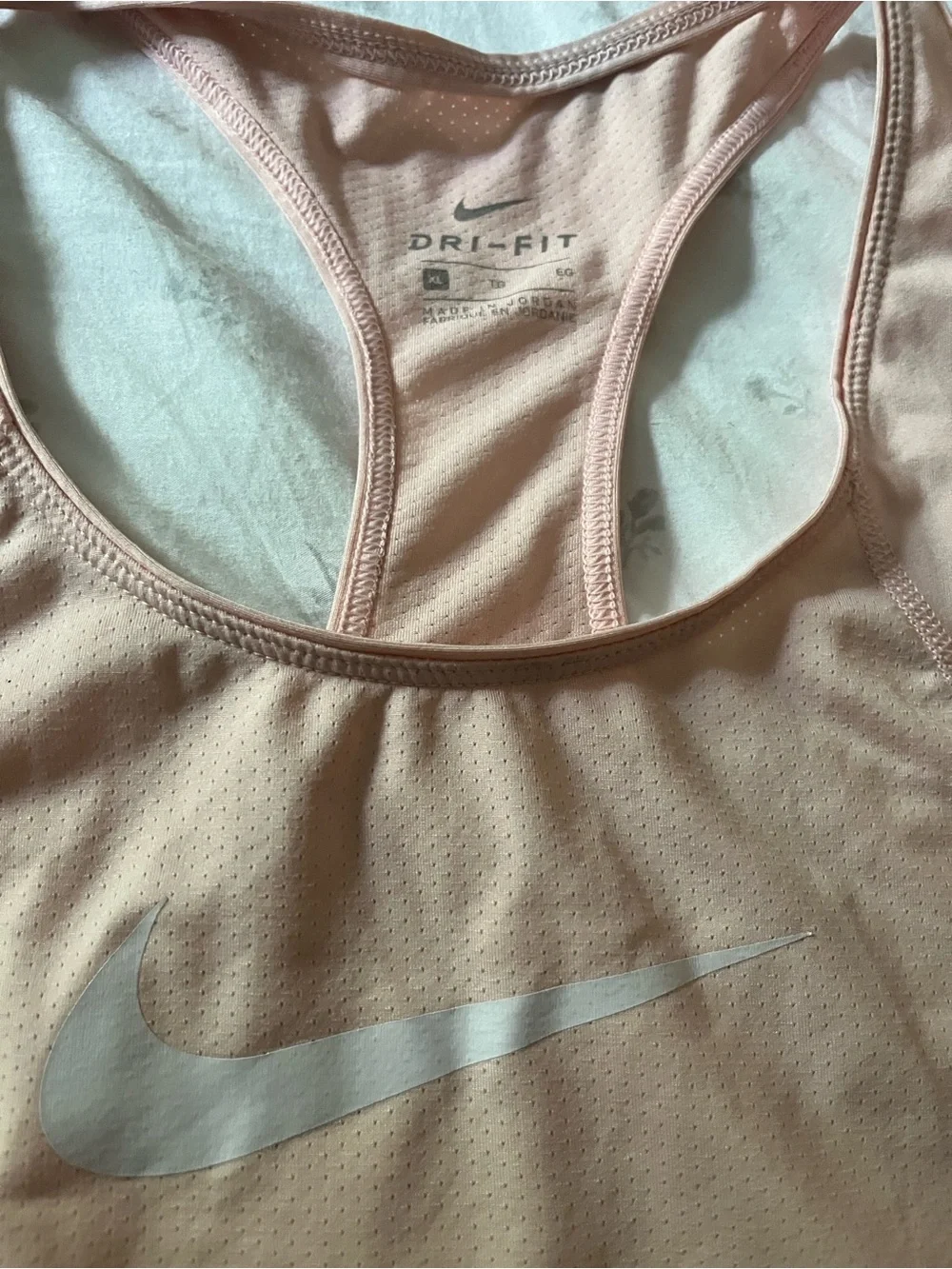 Nike Light Pink Racerback Athletic Tank